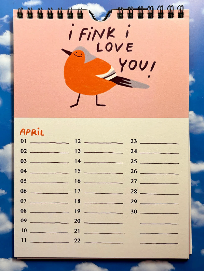 Der Gans Liebe Vogelkalender