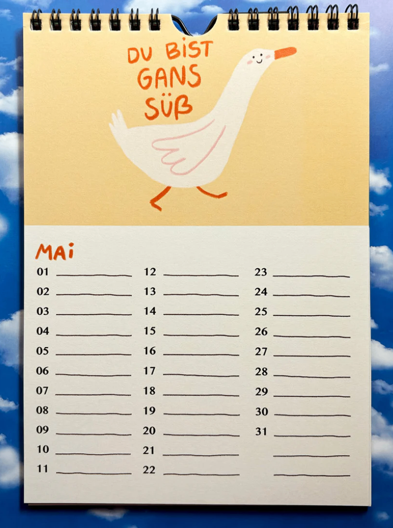 Der Gans Liebe Vogelkalender